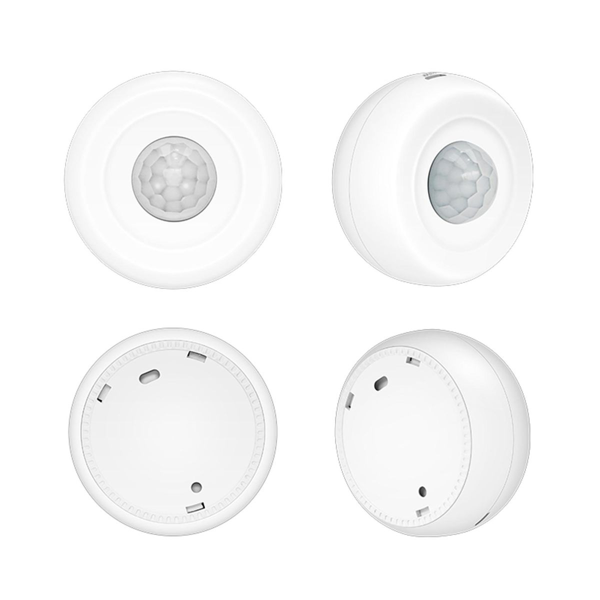 Smart PIR Motion Sensor, USB/ Battery Powered Ceiling / Wall WiFi Motion Detector with Illumination Detection Function for Home Office Mall