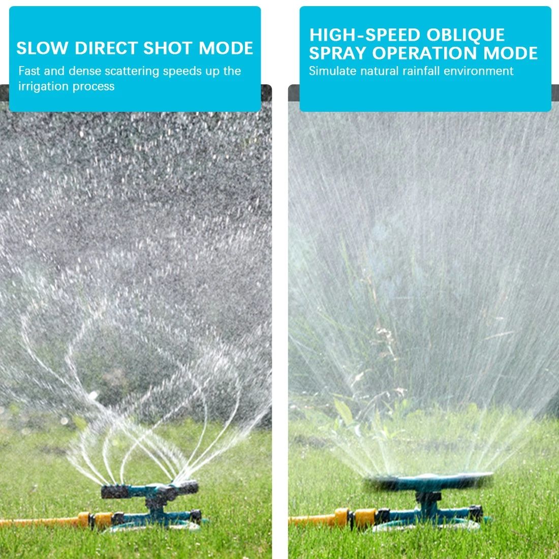 360 Degree Automatic Garden Sprinklers Watering Lawn Rotary Nozzle Rotating Water Garden Sprinkler