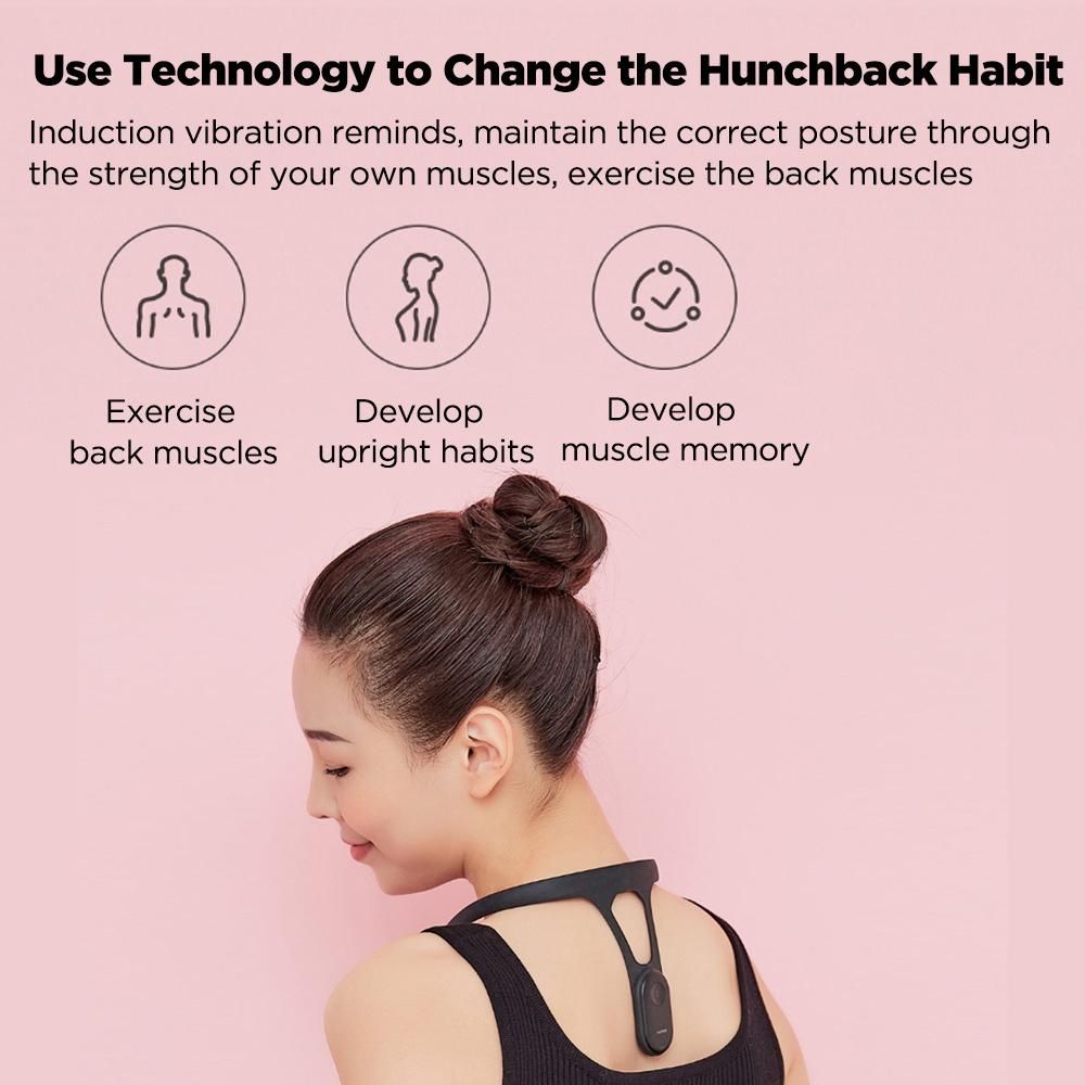 Hipee Posture Trainer and Corrector Smart Posture Correction Device Real-time Scientific Back Posture Monitoring Strapless Back Health Benefits and Confidence Builder for Adult/Kids