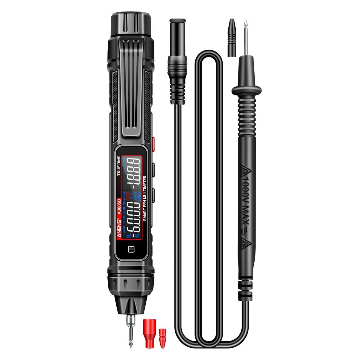 ANENG A3005A/B Digital Intelligent Professional Multimeter Sensor Pen Phase Sequence Tester AC Voltage Meter Non-Contact Voltmeter Electric Tool