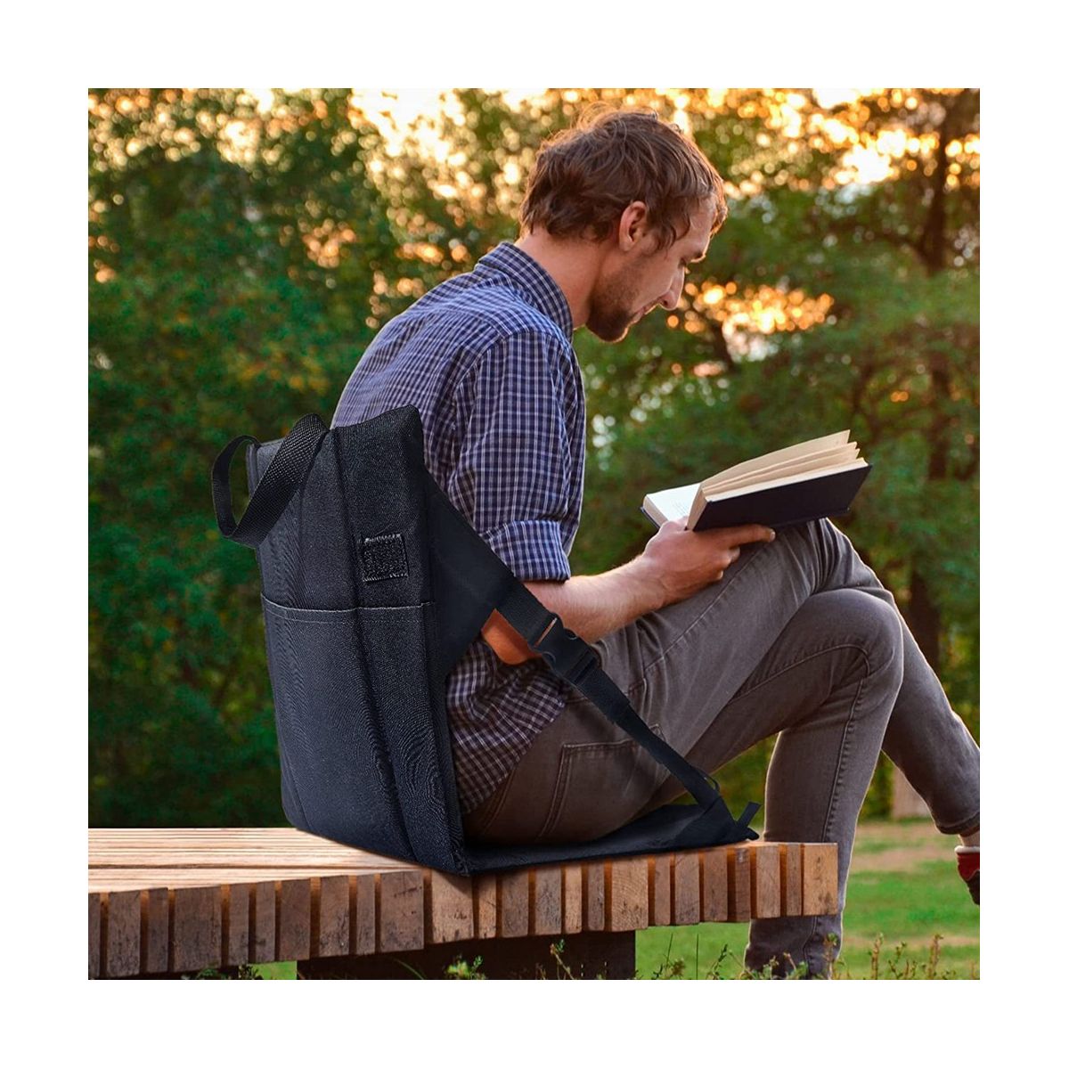 Portable Stadium Cushion,Lightweight Padded for Sporting