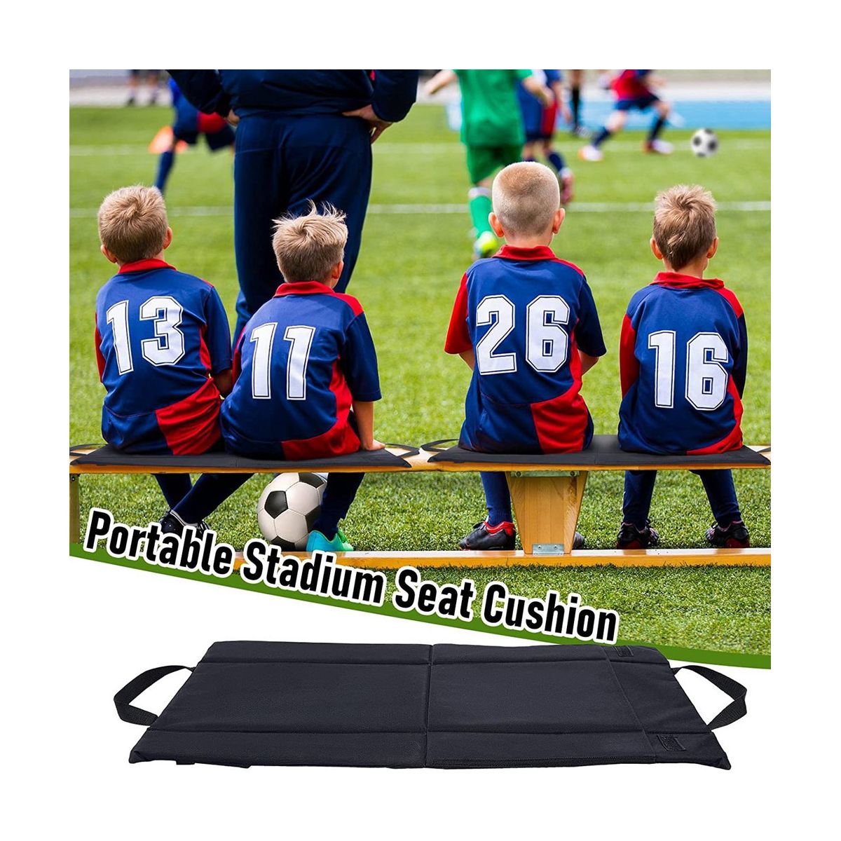 Portable Stadium Cushion,Lightweight Padded for Sporting