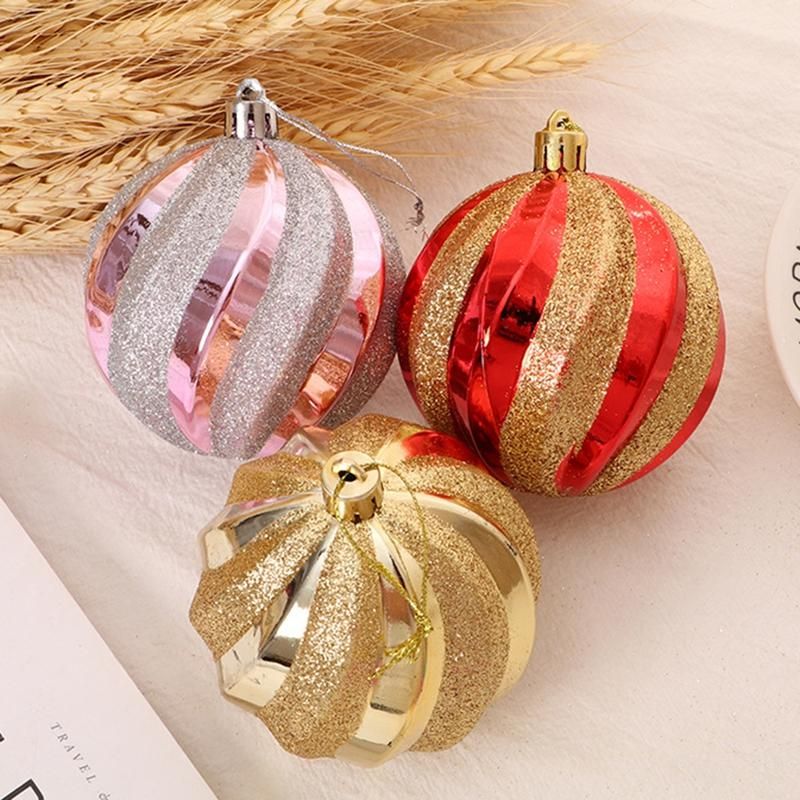 12Pcs Christmas Baubles Ball Party Wedding Tree-Golden