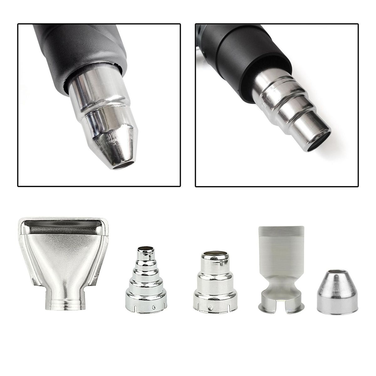 5 Pieces Heat Gun Nozzles Kit 35mm Replacement for Hot Air