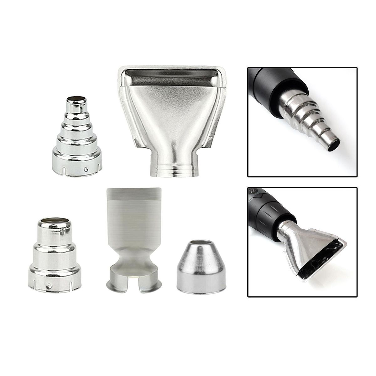 5 Pieces Heat Gun Nozzles Kit 35mm Replacement for Hot Air