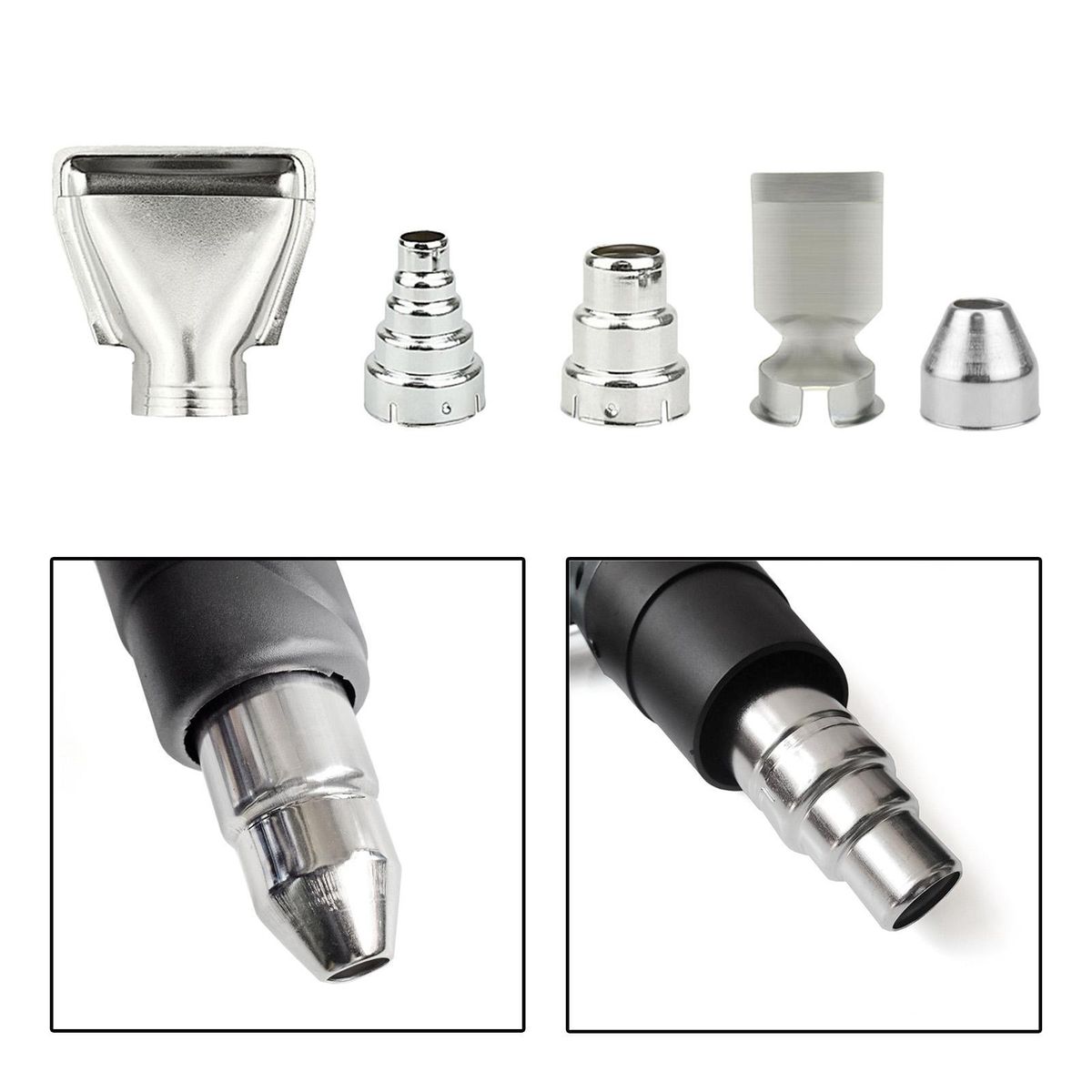 5 Pieces Heat Gun Nozzles Kit 35mm Replacement for Hot Air