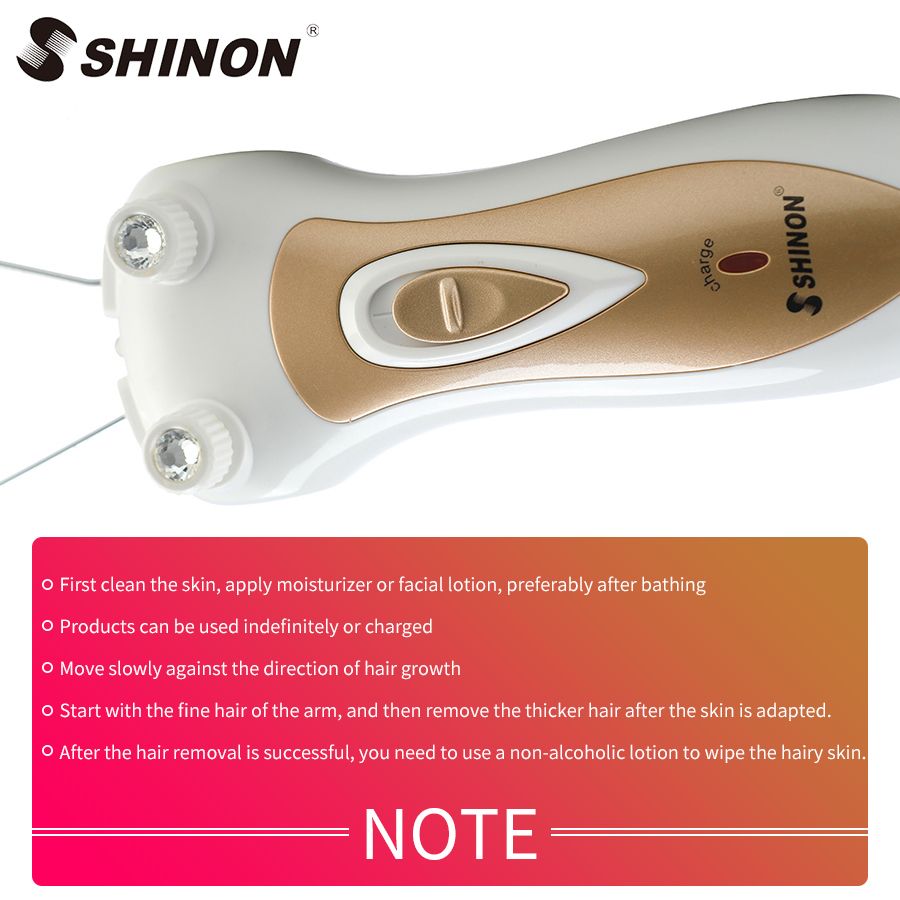 Shinon Electric Threading Hair Removal Device Epilator