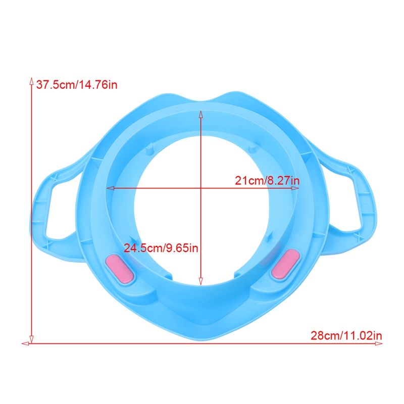 Baby Kids Infant Potty Toilet Training Children Seat Cover Pedestal Cushion Pad Ring Baby Care-Blue