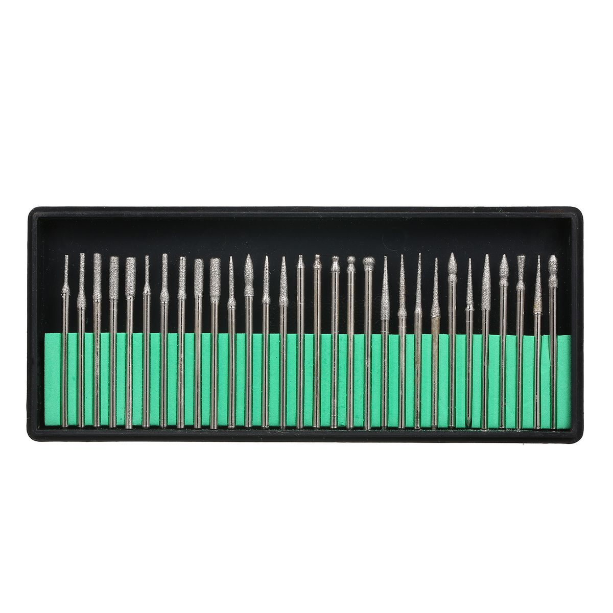 30Pcs Diamond Burr Bits Carving Drill Bits Diamond Burr