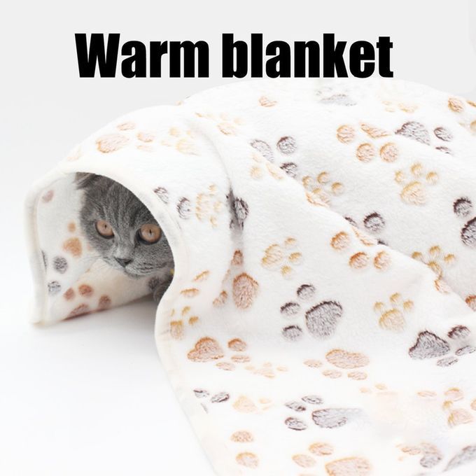 Thickening Coral Fleece Pet Bed Mat Pet Nest Pet Blanket Dog Quilt Blanket