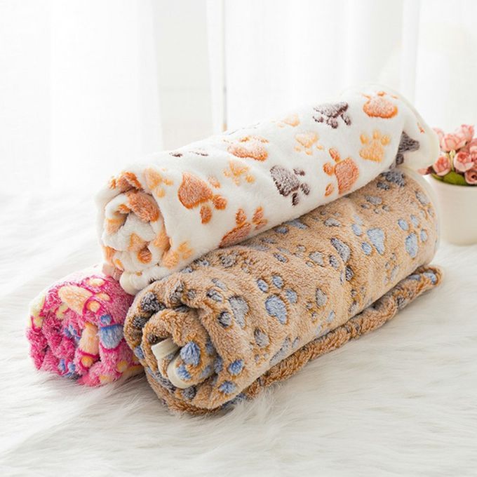 Thickening Coral Fleece Pet Bed Mat Pet Nest Pet Blanket Dog Quilt Blanket