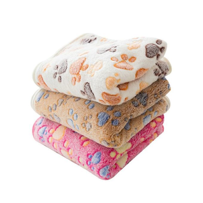 Thickening Coral Fleece Pet Bed Mat Pet Nest Pet Blanket Dog Quilt Blanket