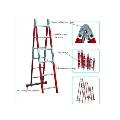 Fiberglass Multi Purpose Ladder - Non-Conductive Ladder 4x5