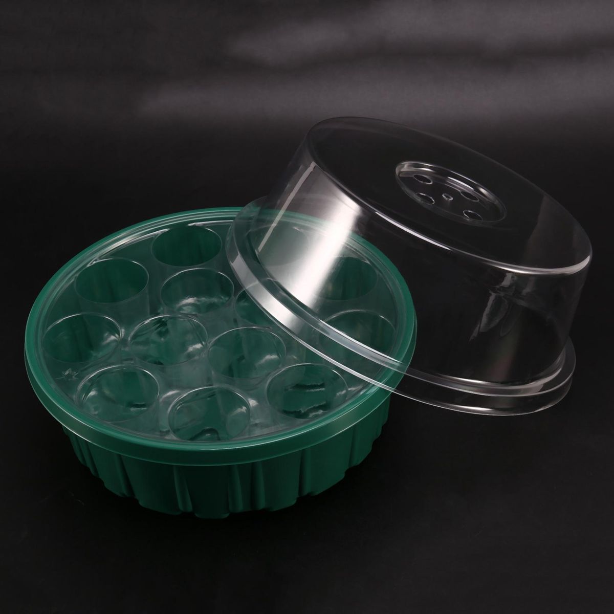 With Dome and Base Greenhouse Grow Tray Mini