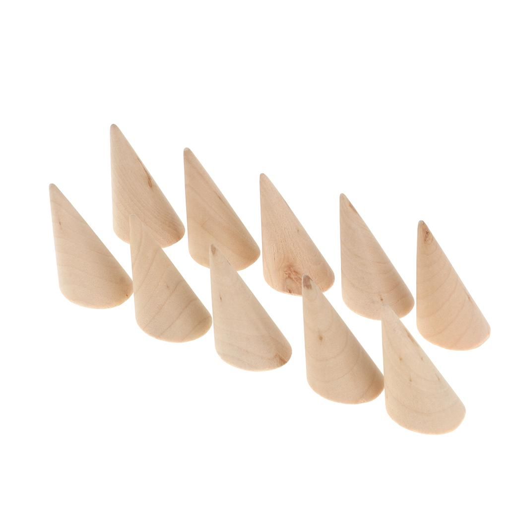 Wooden  Display Stand Holder Showing Stands Showcase