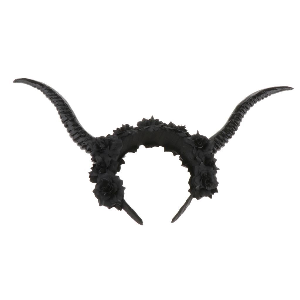 Sheep Horn Ear Hair Hoop Headband Forest Animal Photography Exhibition