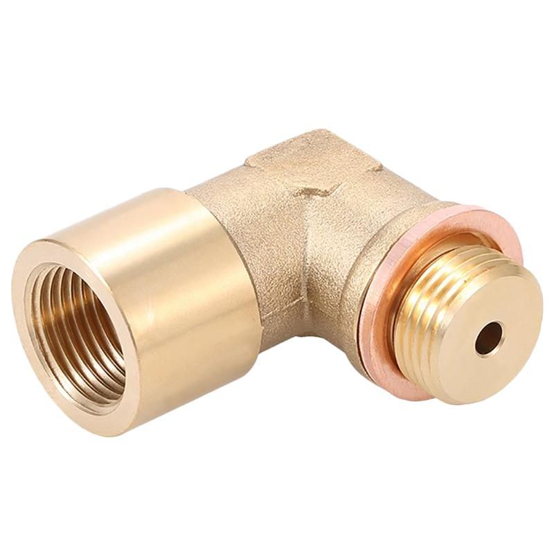 Angle 90° Lambda O2 Oxygen Sensor Extender Spacer For Decat Hydrogen
