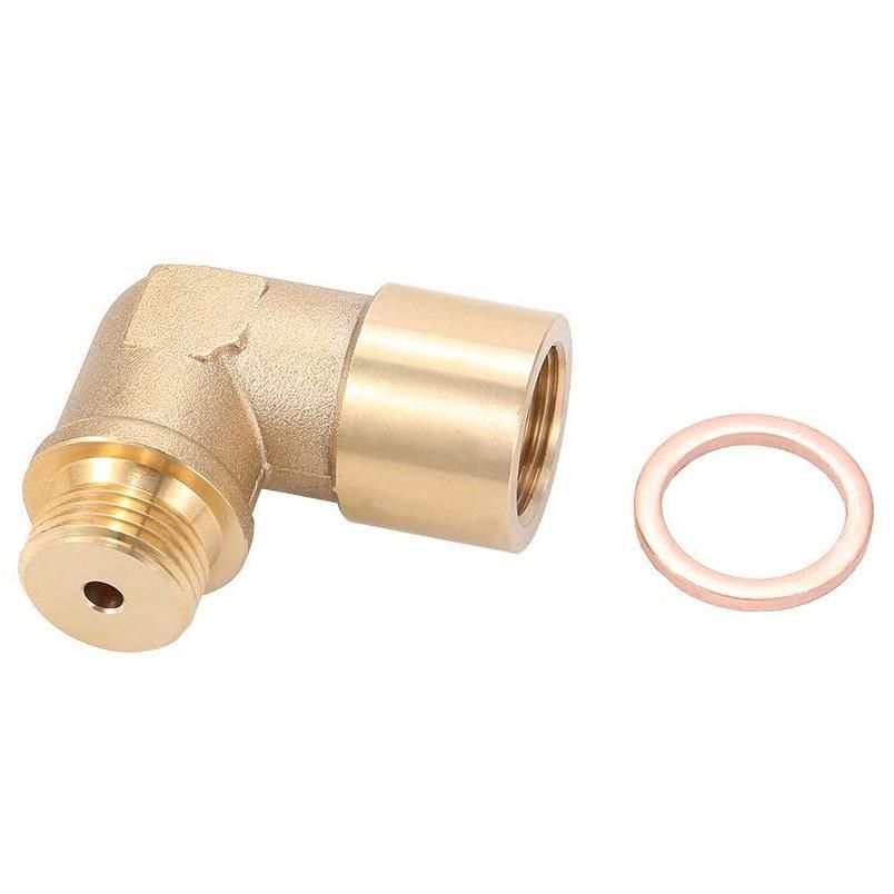 Angle 90° Lambda O2 Oxygen Sensor Extender Spacer For Decat Hydrogen