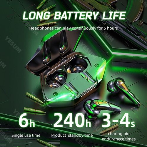Cellular Gamer Bluetooth Headphones Ultra Low Latency
