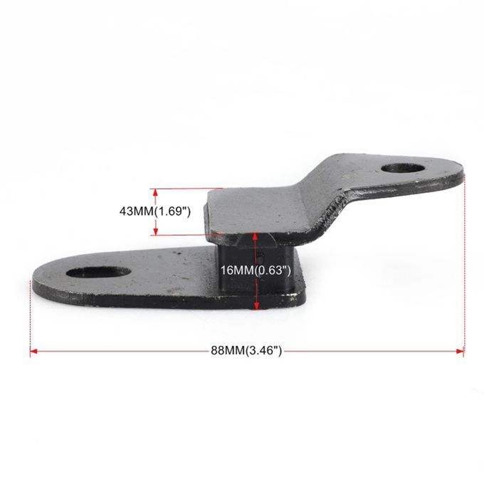 Durable Exhaust Muffler Bracket Pipe Clip Fasten For Yamaha 8706