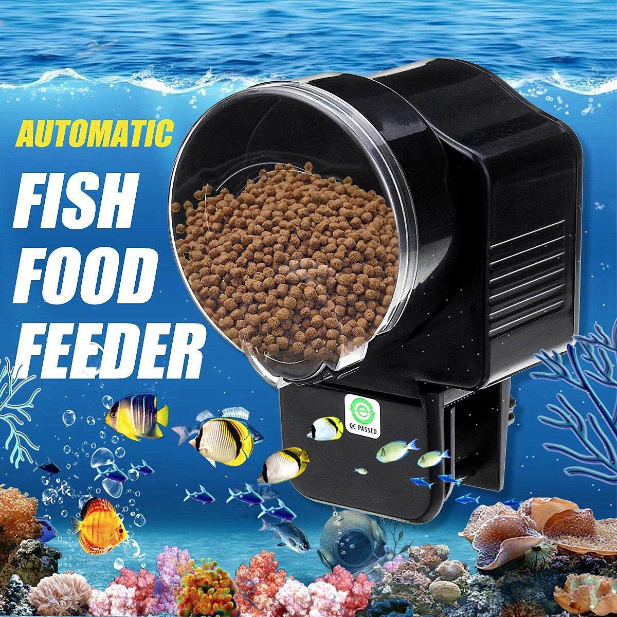 Automatic Fish Food Feeder Auto Pet Rationed Feeding Aquarium Tank Pond