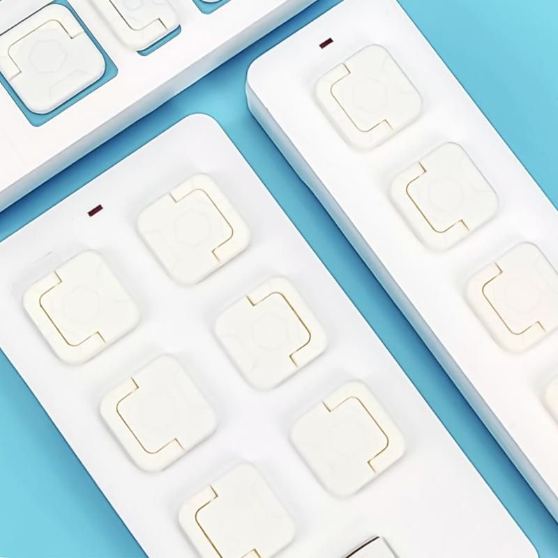 60pcs Outlet Covers W/ Hidden Handle Baby Safety Plug US Sta