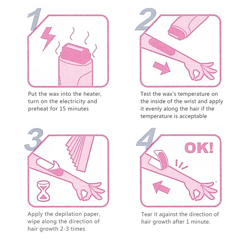 Doll Wax Roll On Wax Heater Hair Removal Machine Epilator