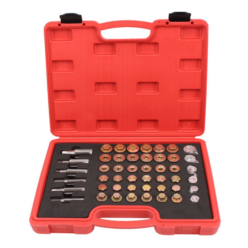 114PCS Oil Pan Thread Repair Set Automotive Crankcase
