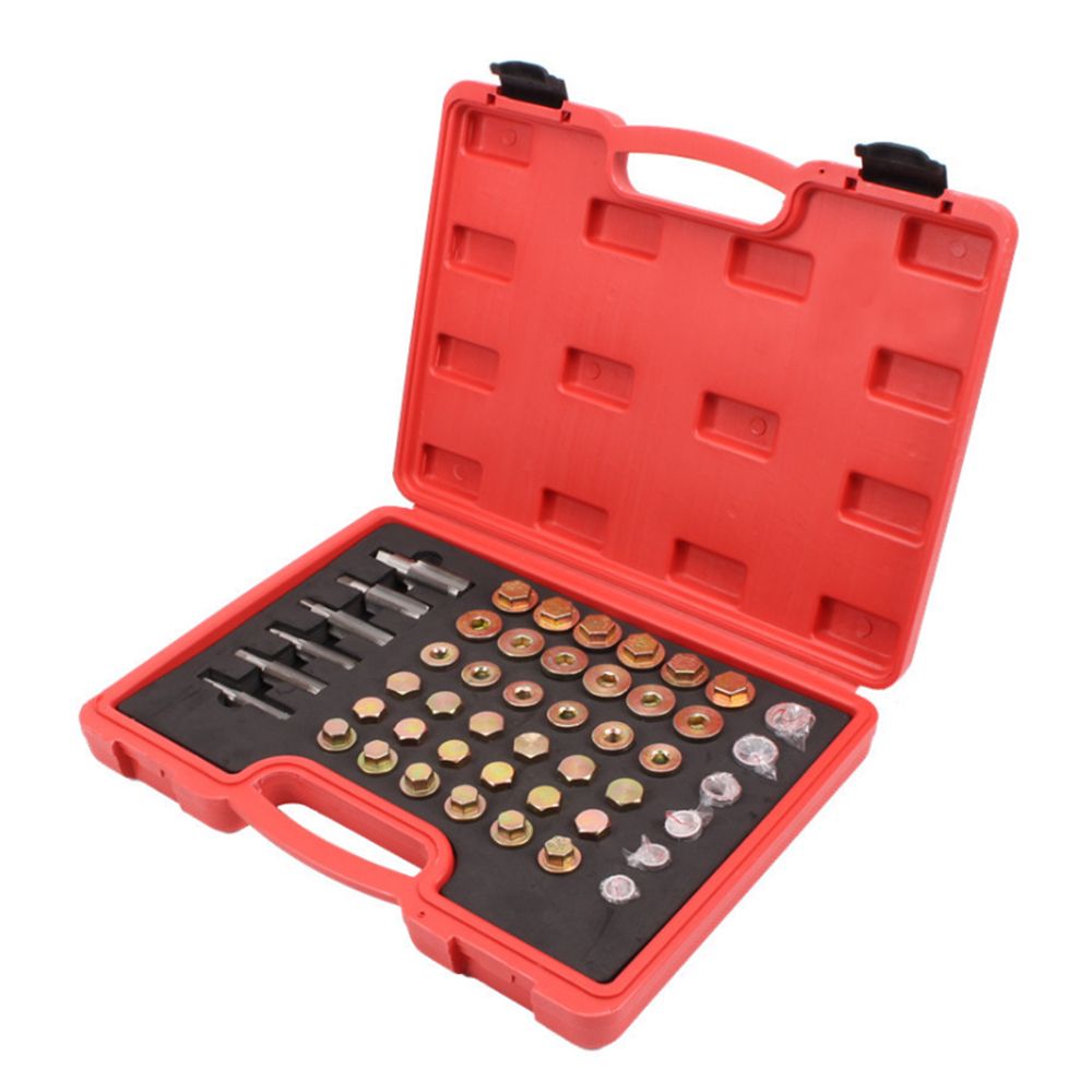 114PCS Oil Pan Thread Repair Set Automotive Crankcase