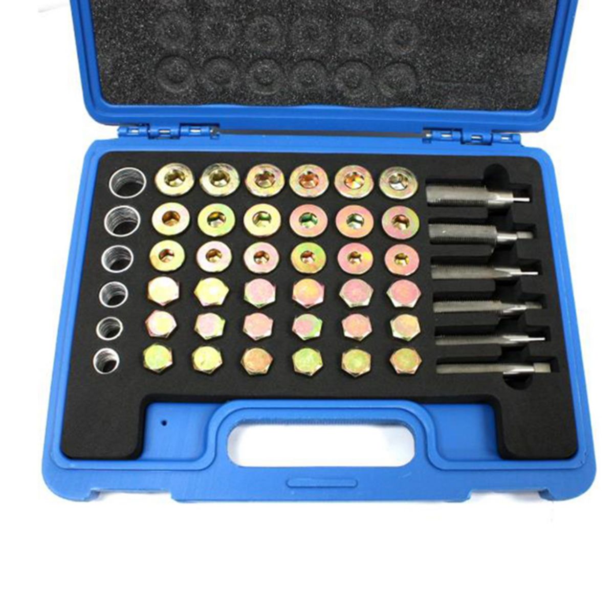 114PCS Oil Pan Thread Repair Set Automotive Crankcase