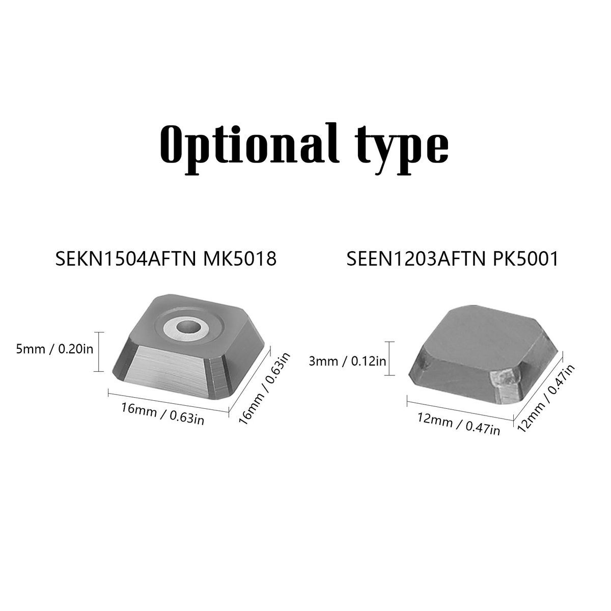 10PCS High Hardness Milling Tool Insert High Efficiency