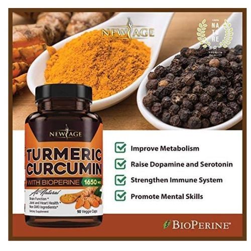 Turmeric Curcumin With Bioperine 1650Mg 90Capsules