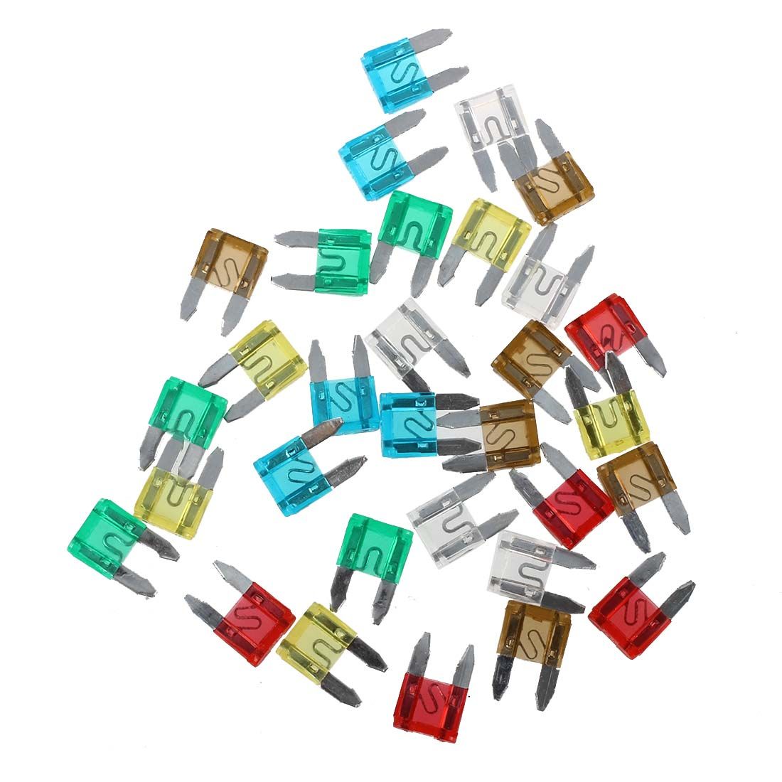 30 × Blade Fuse Plug 7.5 / 10/15/20/25/30 Amperes For