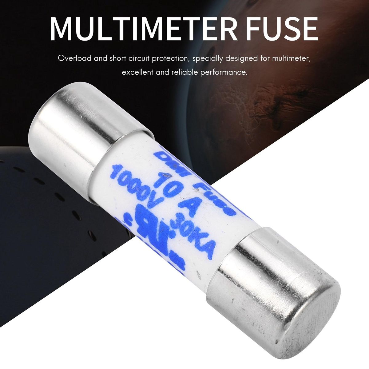 Multimeter 10 x 38mm 1000V 10A Cylinder Ceramic Fuse
