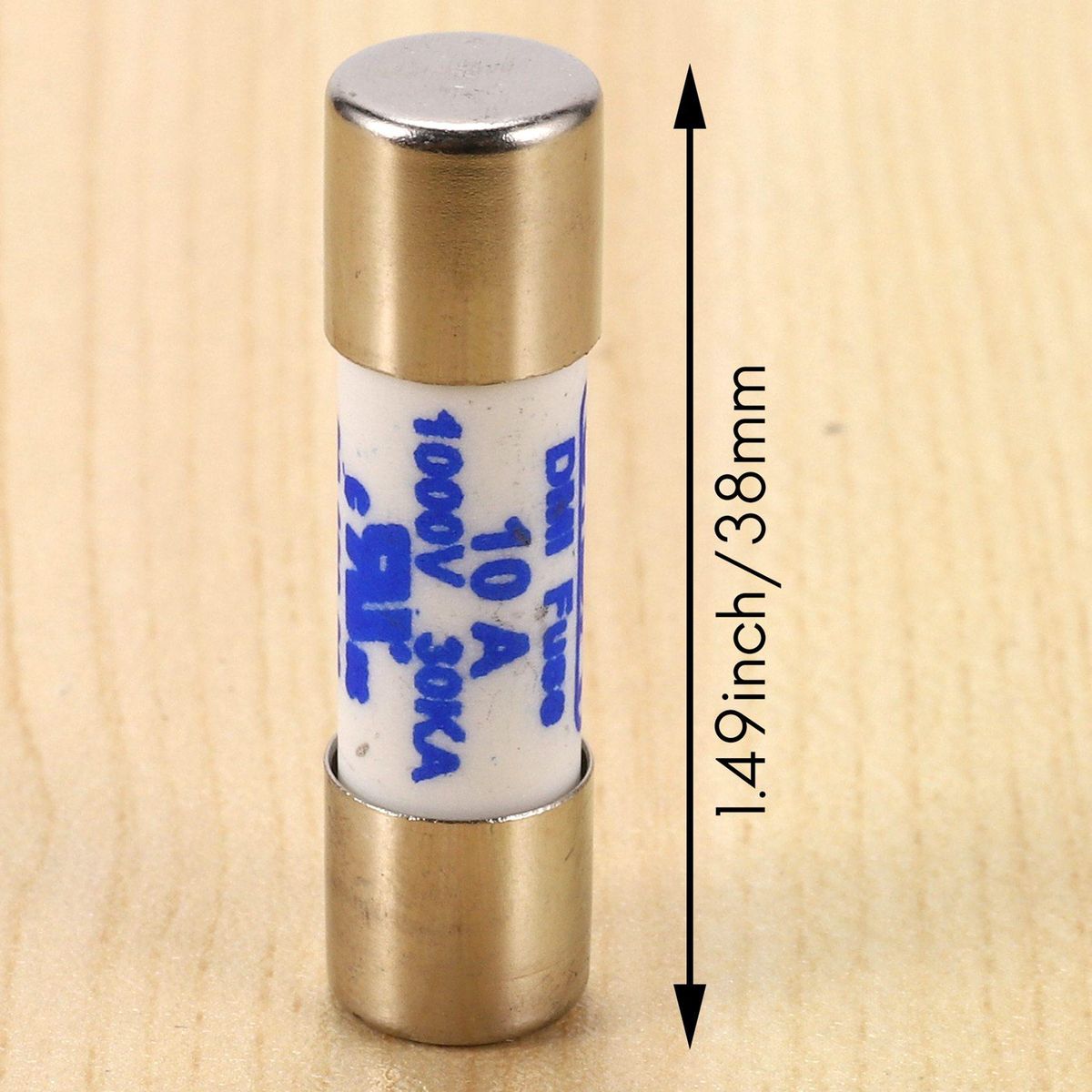 Multimeter 10 x 38mm 1000V 10A Cylinder Ceramic Fuse