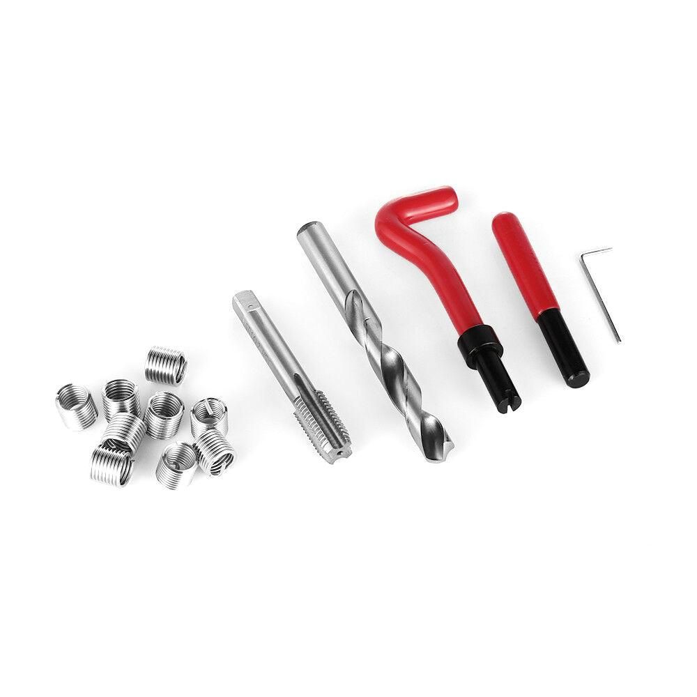 15Pcs Metric Thread Repair Insert Kit M5 M6 M8 M10 M12 M14 Helicoil Car Pro Coil Tool M14 * 1.5