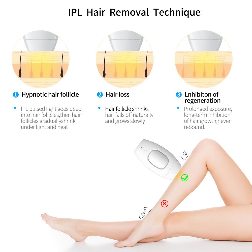 Painless Hair Removal Equipment Laser Permanent IPL Epilator