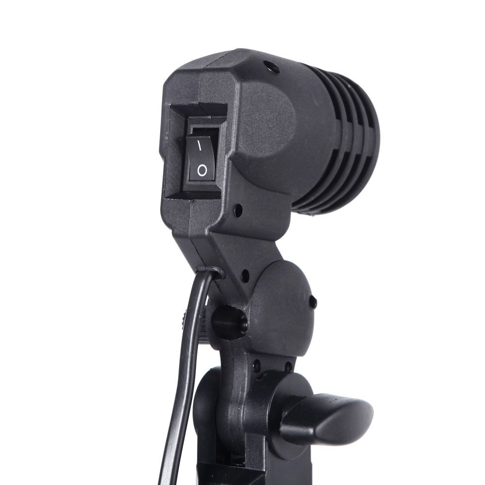 E27 Bulb Holder Socket Flash Swivel Bracket Photo Light