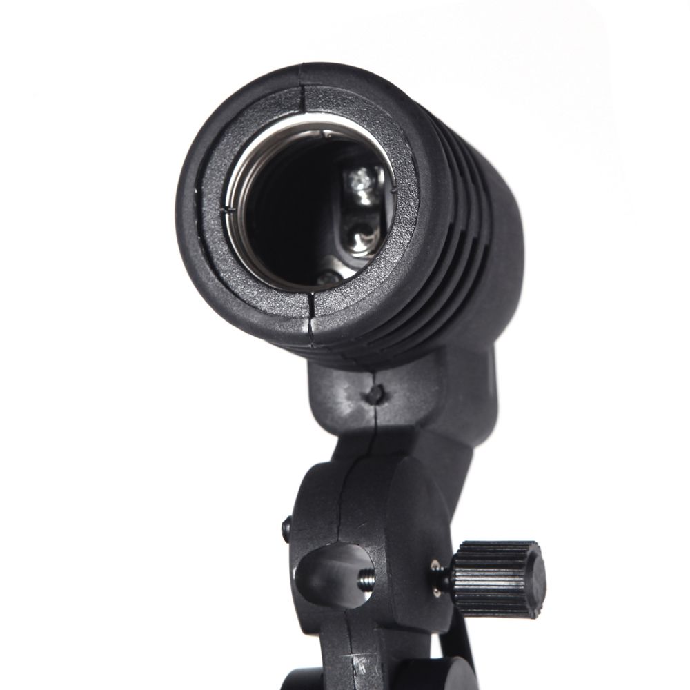 E27 Bulb Holder Socket Flash Swivel Bracket Photo Light