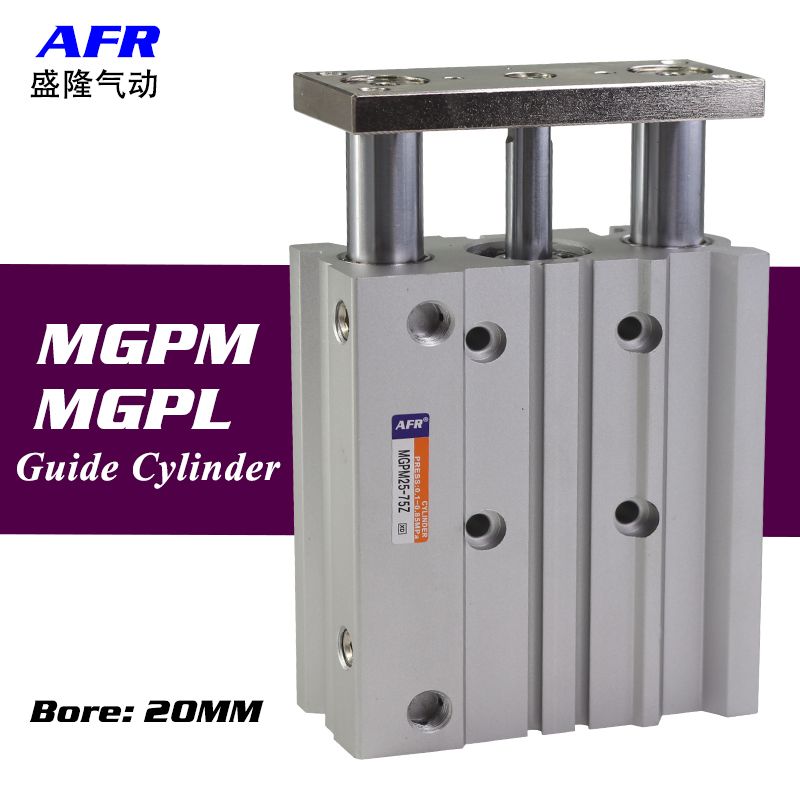 Air Cylinder Mgpm20-30z Mgpm20-40z Thin Cylinder With Rod