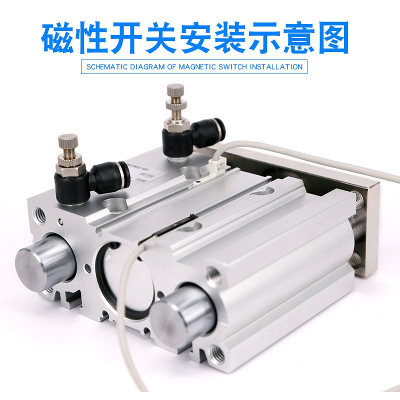 Air Cylinder Mgpm20-30z Mgpm20-40z Thin Cylinder With Rod