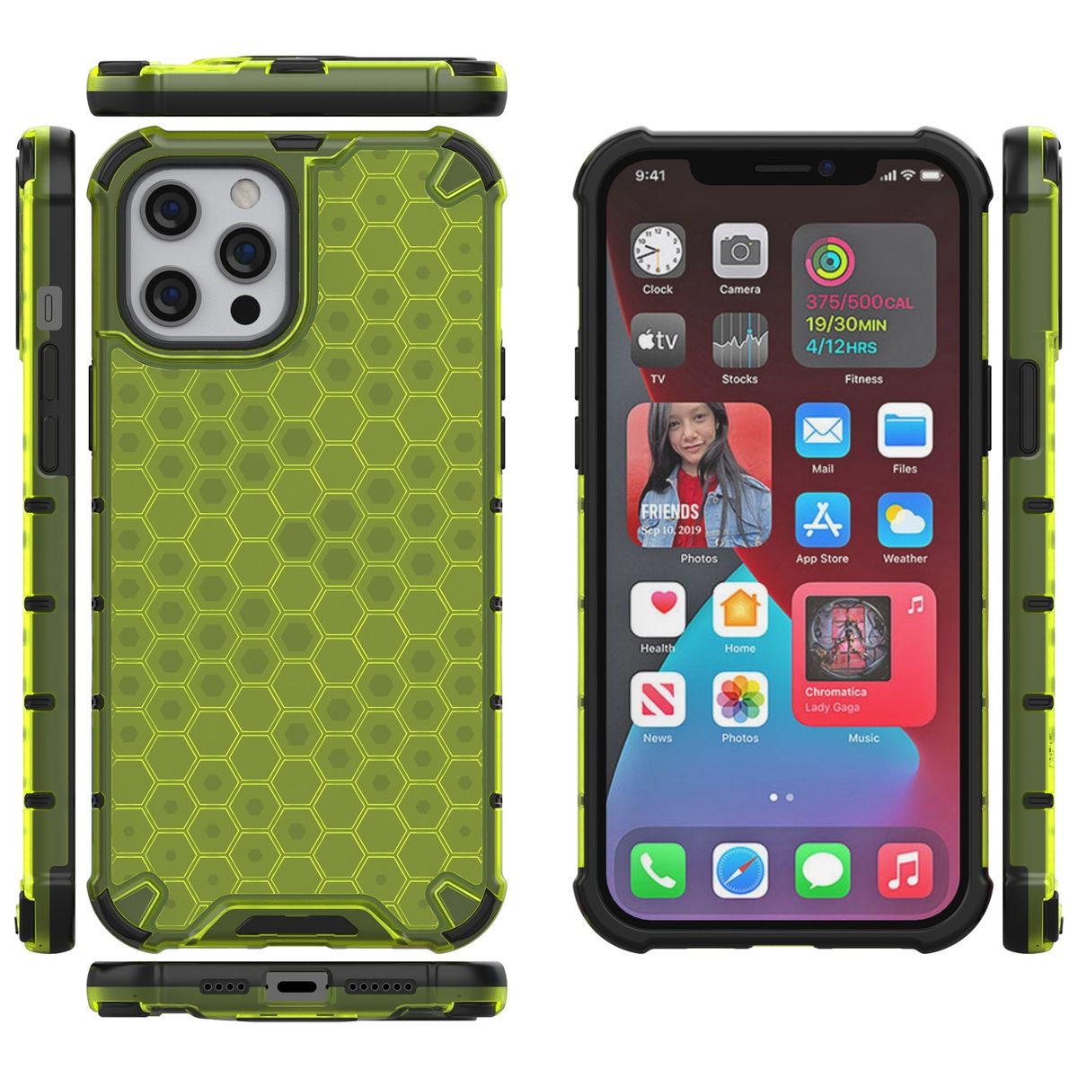 Honeycomb PC + TPU Case For IPhone 13