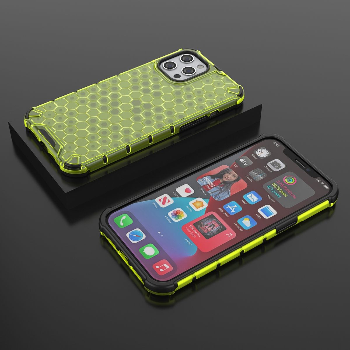 Honeycomb PC + TPU Case For IPhone 13
