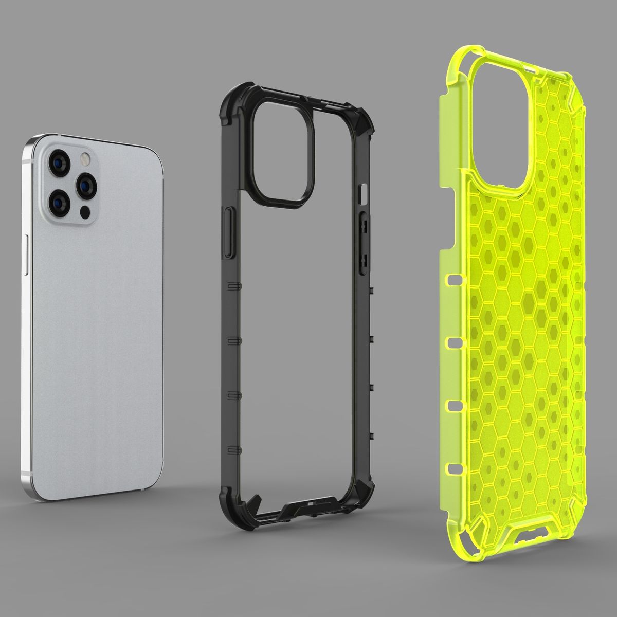 Honeycomb PC + TPU Case For IPhone 13
