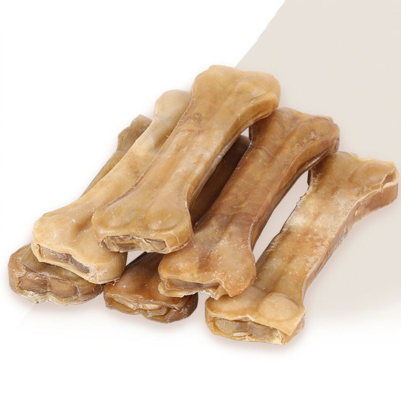 2/3/4/6/8 Inch Leather Cowhide Bone Molar Teeth Clean Stick Dog Chews Toys Puppy Accessories Food Treats Durable Pet Toy-2 Inch 10pcs