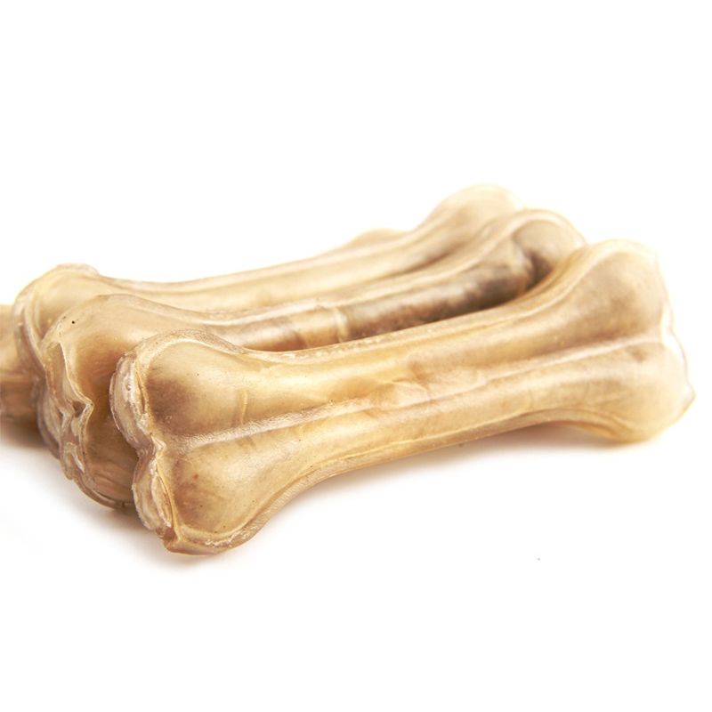 2/3/4/6/8 Inch Leather Cowhide Bone Molar Teeth Clean Stick Dog Chews Toys Puppy Accessories Food Treats Durable Pet Toy-2 Inch 10pcs