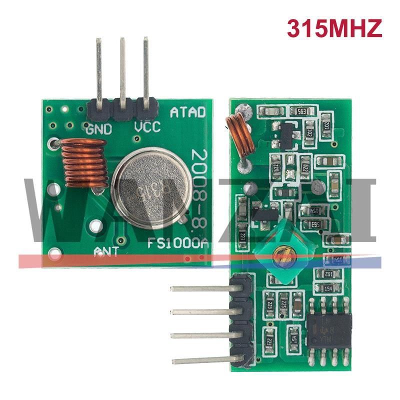 433Mhz RF Wireless Transmitter Module And Receiver Kit 5V DC 315Mhz Wireless For Arduino Raspberry Pi /ARM/MCU WL Diy Kit