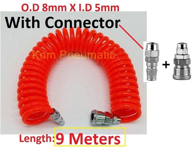 Pu 8mm X 5mm Polyurethane Air Compressor Hose Tube Flexible