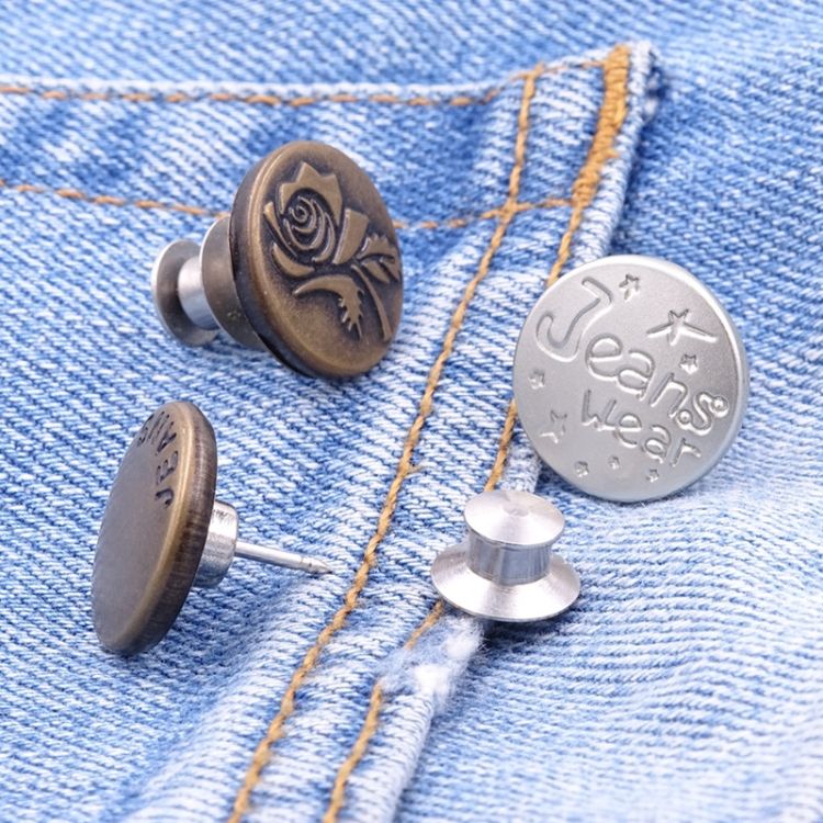 20 PCS Adjustable And Detachable Buttons, Colour: Style 18