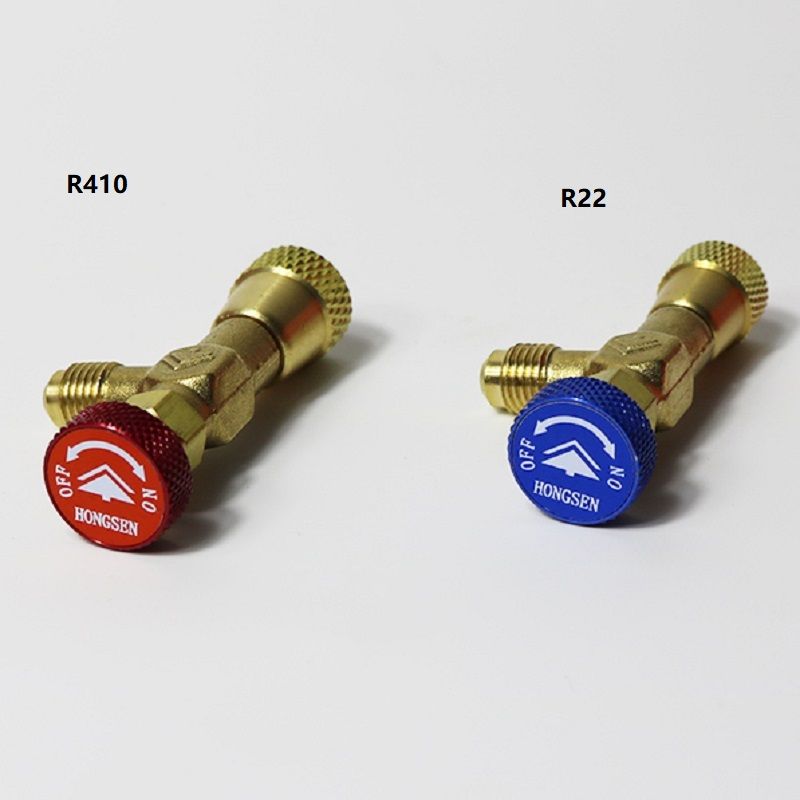 2pcs Plus Liquid Safety Valve R410a R22 Air Conditioning